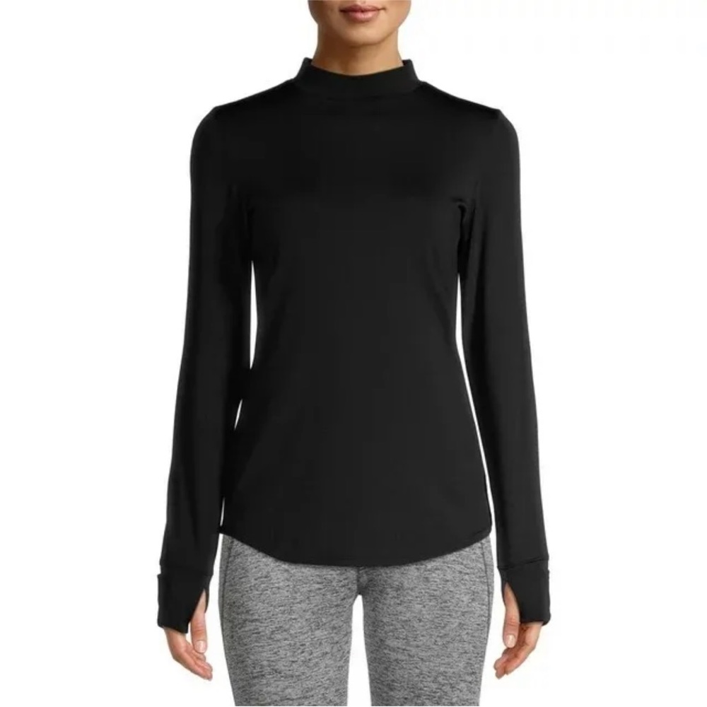 ClimateRight Cuddl Duds Women's  Long Sleeve Mock Neck Base Layer Top • Warmer